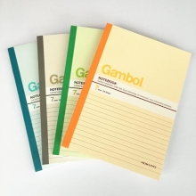 渡边 Gambol 无线装订本 G5807 A5 (混色) 80页/本 6本/封 (颜色随机)
